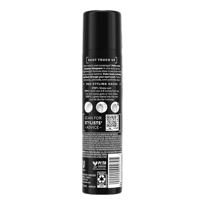 TRESemmé Root Touch-Up Temporary Hair Color Root Concealer - Dark Brown - 70.8 Grams Ammonia-free, Peroxide-free Root Cover Up Spray