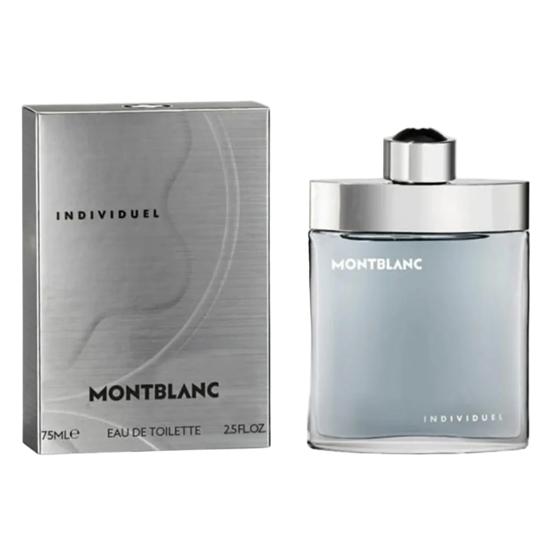 Montblanc Individuel perfume bottle and packaging on a white background