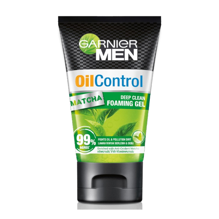 Garnier Men Oil Control Matcha Deep Clean Foaming Gel - 100ml