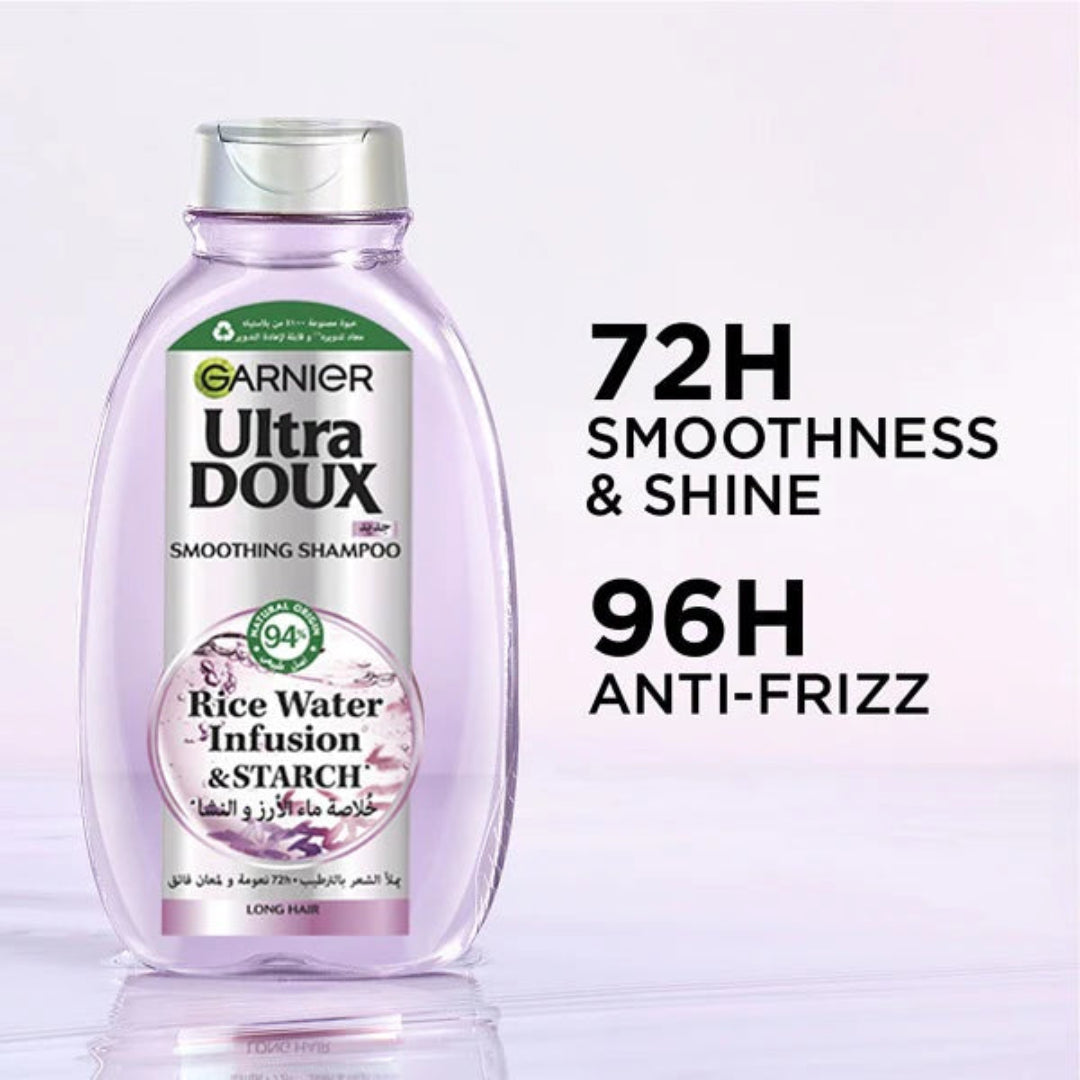 Garnier Ultra Doux Rice Water Infusion and Starch Conditioner for Long Hair - 200ml