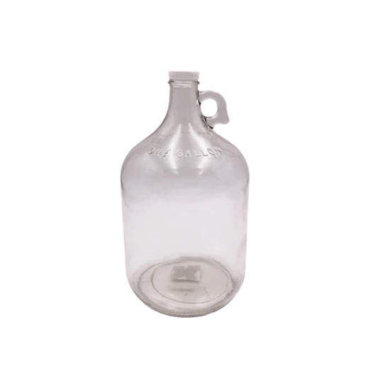 Glass Oil Gallon with Plastic Cap - 1 Gallon - 3.78ltr