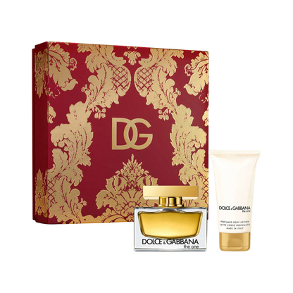 Dolce & Gabbana The ONE Eau De Parfum For Women Gift Set 75 ML + Body Lotion 50 ML