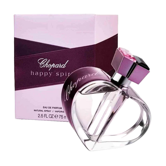 Chopard Happy Spirit perfume bottle and packaging on a white background