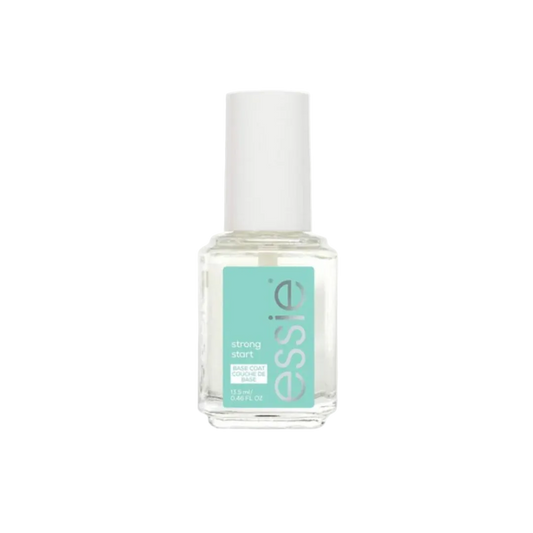 Essie nail polish bottle on a white background