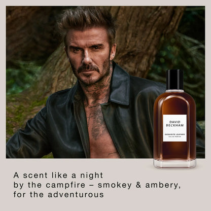 David Beckham Collection Exquisite Leather Eau de Parfum Gift Set For Men 100 ML + Shower Gel 150 ML