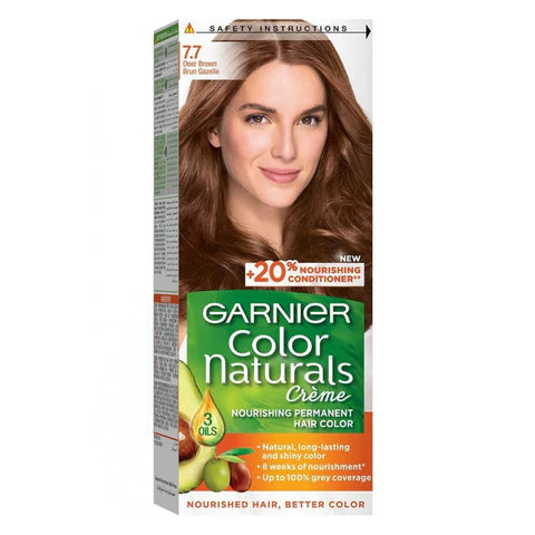 Garnier Hair Color Naturals Creme - 7.7 Deer Brown