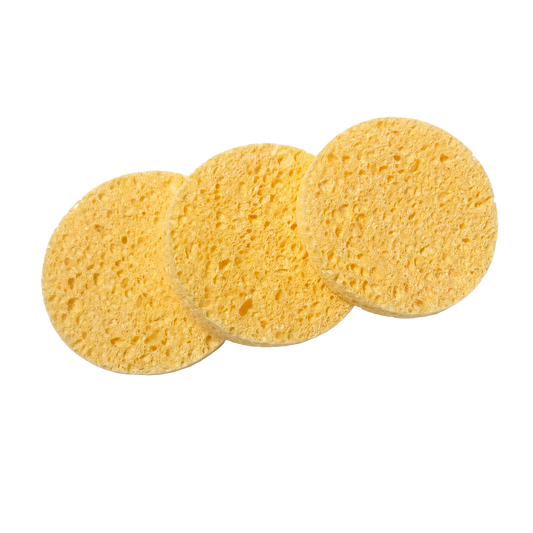 Soft Facial Cleansing Sponges – Medium - 3 Pcs – Pretty Lady FS112