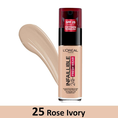 L’Oréal Paris Infallible 32H Fresh Wear Foundation - Vitamin C - SPF25 - 9 Colours