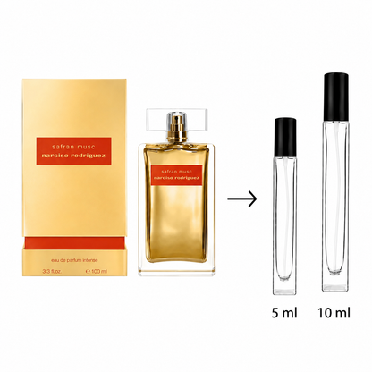 Narciso Rodriguez Safran Musk Eau De Parfum Unisex For Men & Women - 5 ML / 10 ML - Decanted From Original Bottle