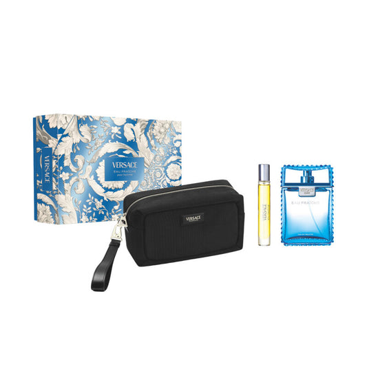 Versace Eau Fraîche Eau De Toilette Pour Homme Gift Set 100 ML + 10 ML + Black Pouch