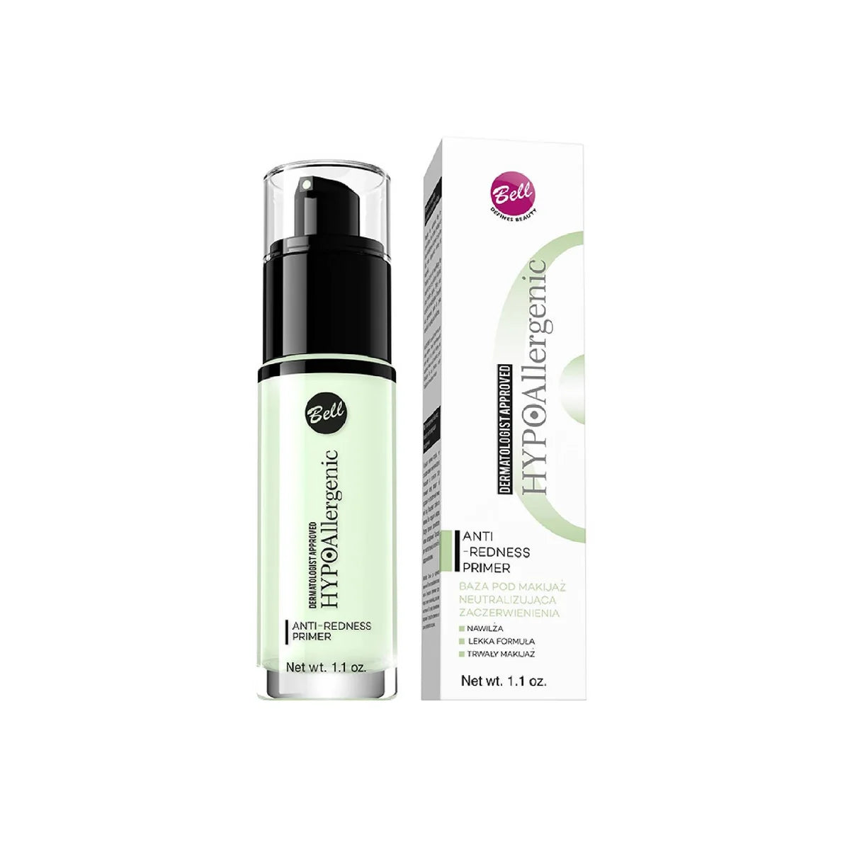 Bell Hypoallergenic Anti-Redness Face Primer - 30g