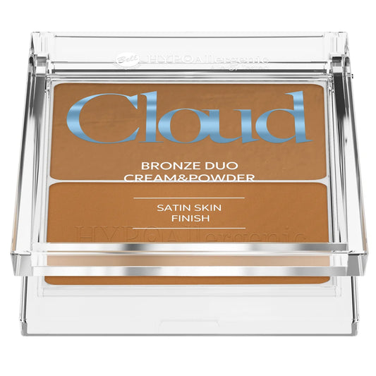 Bell Hypoallergenic Cloud Bronze Duo Cream & Powder - Bronzer For Face Contouring