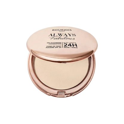 Bourjois Always Fabulous SPF 20 Powder Foundation on a white background