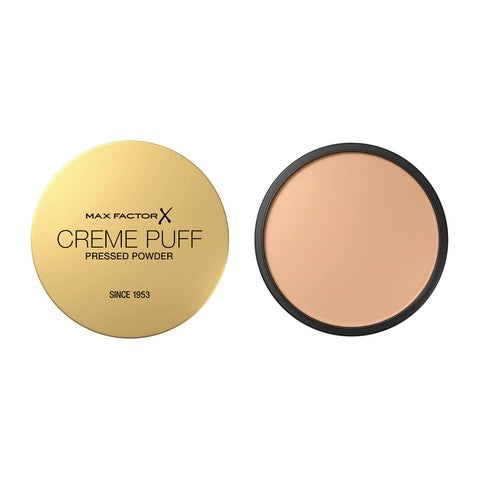 Max Factor Crème Puff Powder - Compact, Oil-Absorbent, Matte Finish - 4 Shades