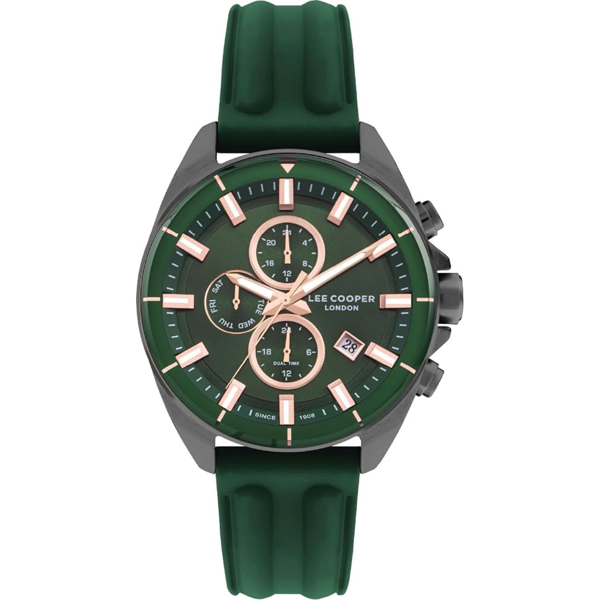 Lee Cooper Dual Time Analog Watch For Men - Model LC07881.077