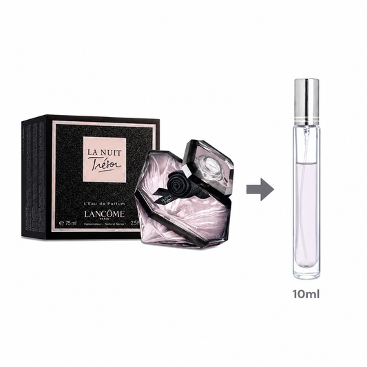 Lancôme La Nuit Trésor Eau De Parfum  (Decanted from Original Bottle) 10 ml - 175 Sprays