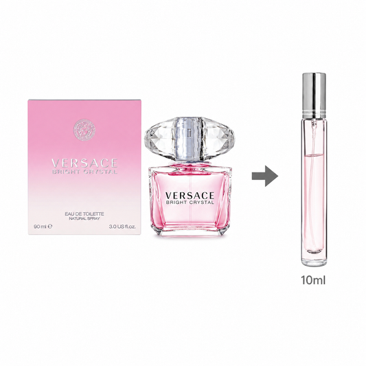 Versace Bright Crystal Eau De Toilette For Women (Decanted From Original Bottle) 10 ML / 175 Sprays