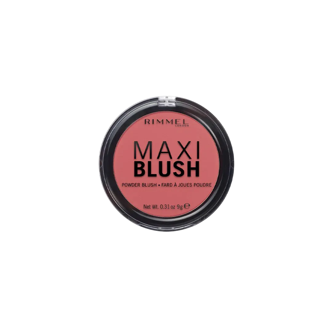 Rimmel Maxi Blush container on a white background