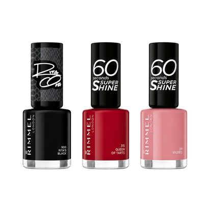 Rimmel 60 Seconds Super Shine Nail Polish - 3 Colors