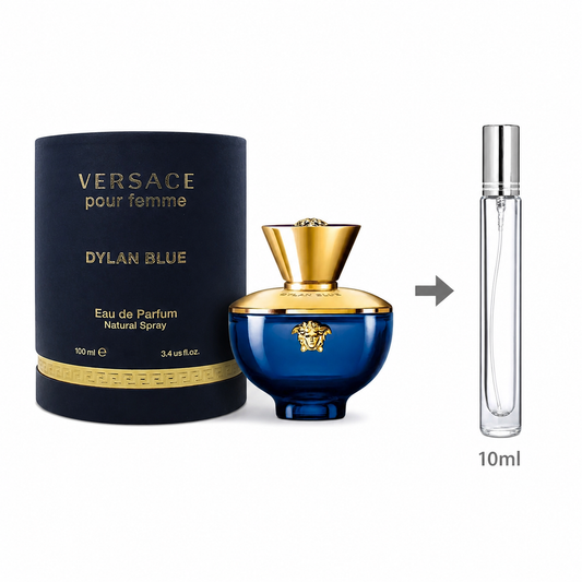 Versace Dylan Blue Eau De Parfum For Women(Decanted From Original Bottle) 10 ML / 175 Sprays