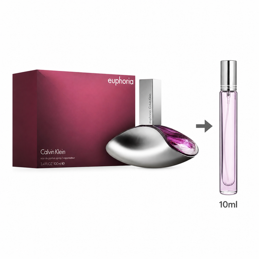 Calvin Klein Euphoria Eau De Parfum For Women(Decanted From Original Bottle) 10 ML / 175 Sprays