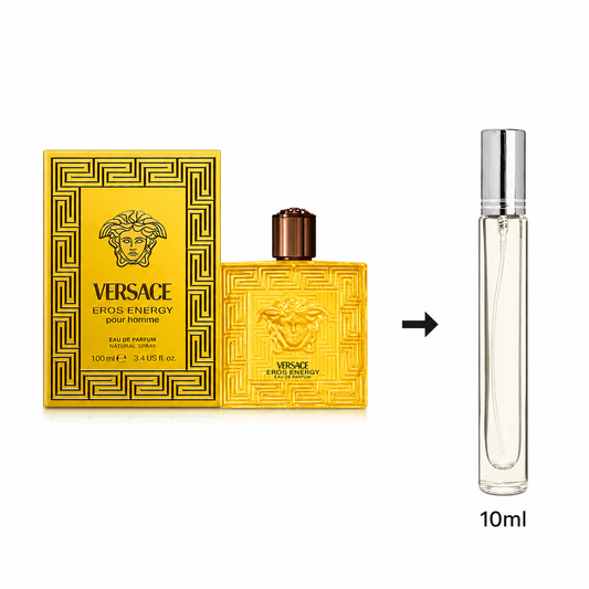 Versace Eros Energy Eau De Parfum For Men(Decanted From Original Bottle) - 10 ML / 175 Sprays