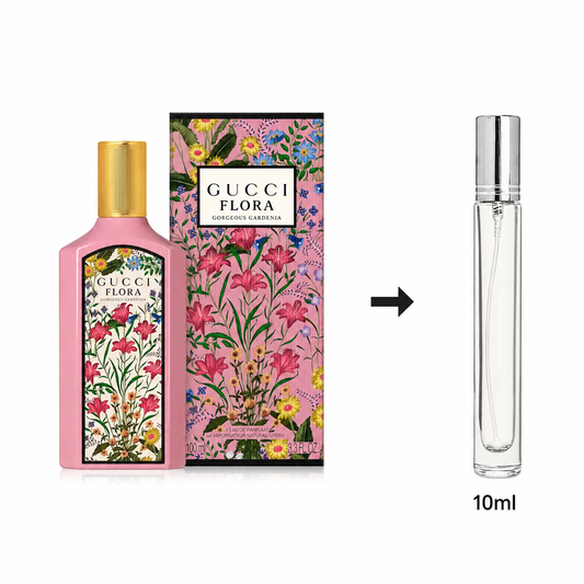 Gucci Flora Gorgeous Gardenia Eau De Parfum For Women(Decanted From Original Bottle) - 10 ML / 175 Sprays