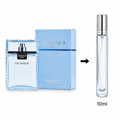 Versace Eau Fraîche Eau De Toilette For Men(Decanted From Original Bottle) - 10 ML / 175 Sprays
