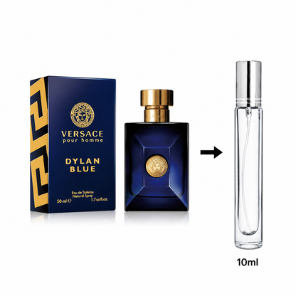 Versace Dylan Blue Eau de Toilette For Men(Decanted From Original Bottle) - 10 ML / 175 Sprays