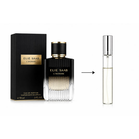 Elie Saab L'Homme Eau De Parfum For Men(Decanted From Original Bottle) - 10 ML / 175 Sprays
