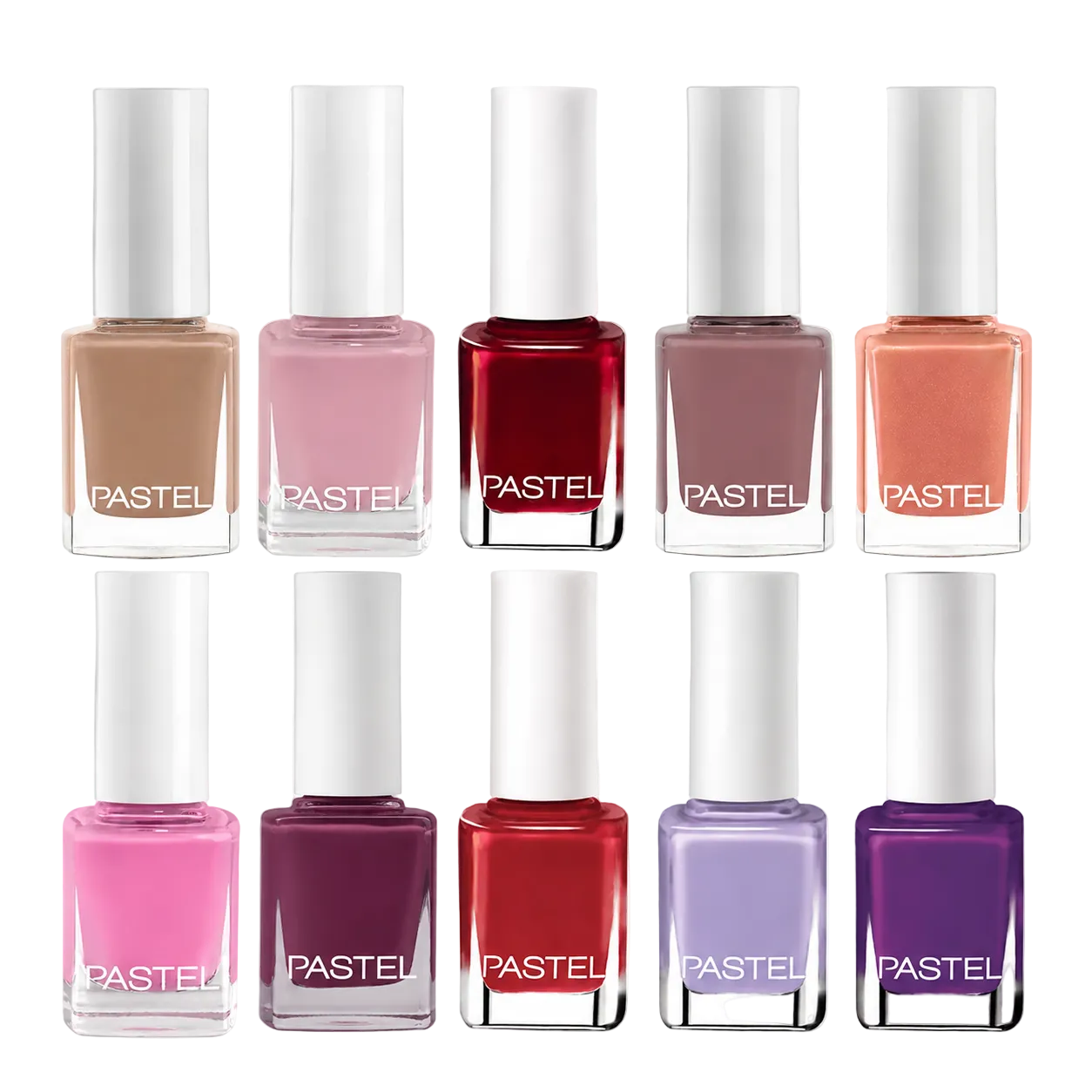 Pastel Nail Polish - 50 Colors
