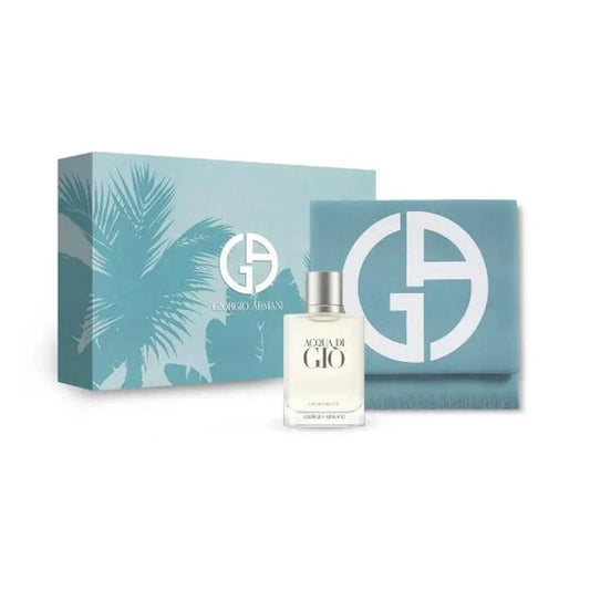 Giorgio Armani Acqua di Giò Eau De Toilette For Men Gift Set - 100 ML + Beach Towel