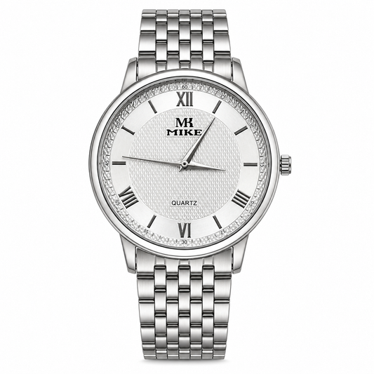 Mike Chic Watch For Men - Silver