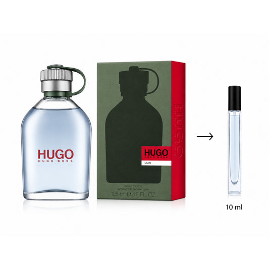 Hugo Boss Hugo Man Eau De Toilette For Men - 10 ML / 175 Sprays - Decanted From Original Bottle
