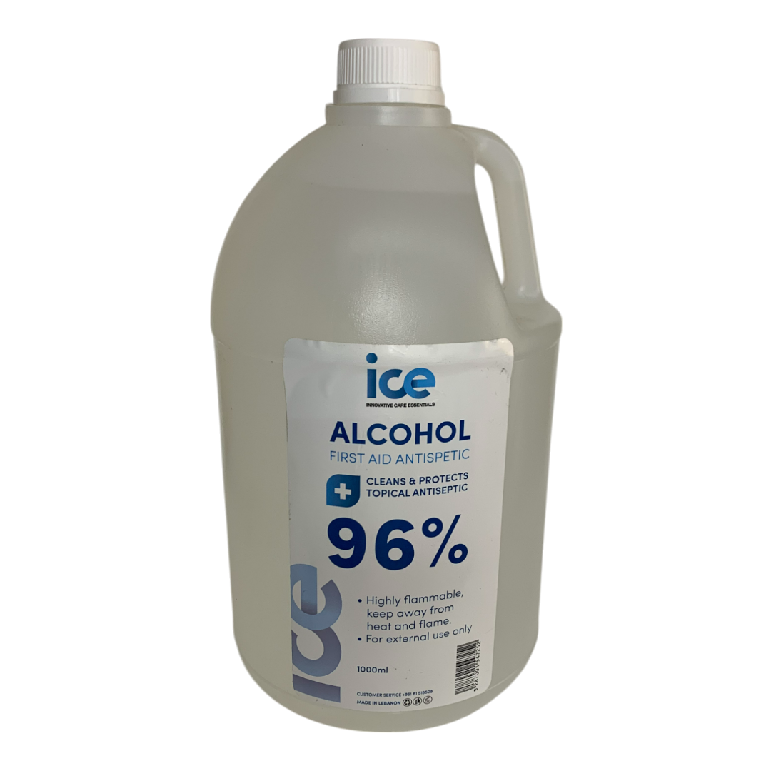 Ice 96% Pure Alcohol – 1L Antiseptic & Disinfectant Cleaner