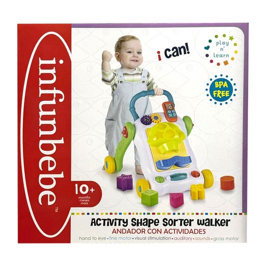 Infunbebe Activity Shape Sorter Walker Toy