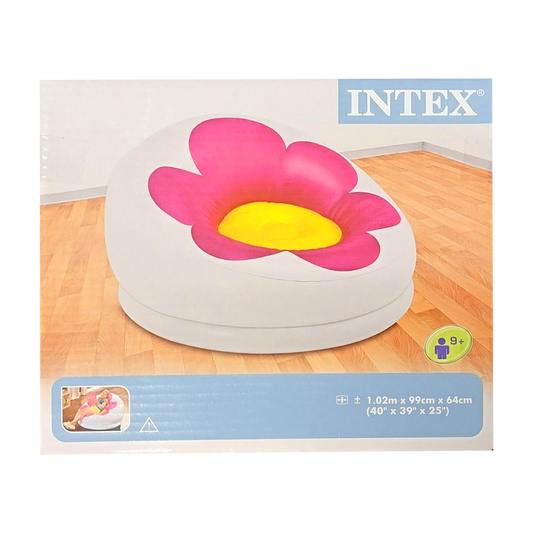 Intex Flower Inflatable Chair - 102 x 99 x 64cm