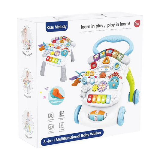 Kids Melody 3-in-1 Multifunctional Baby Walker