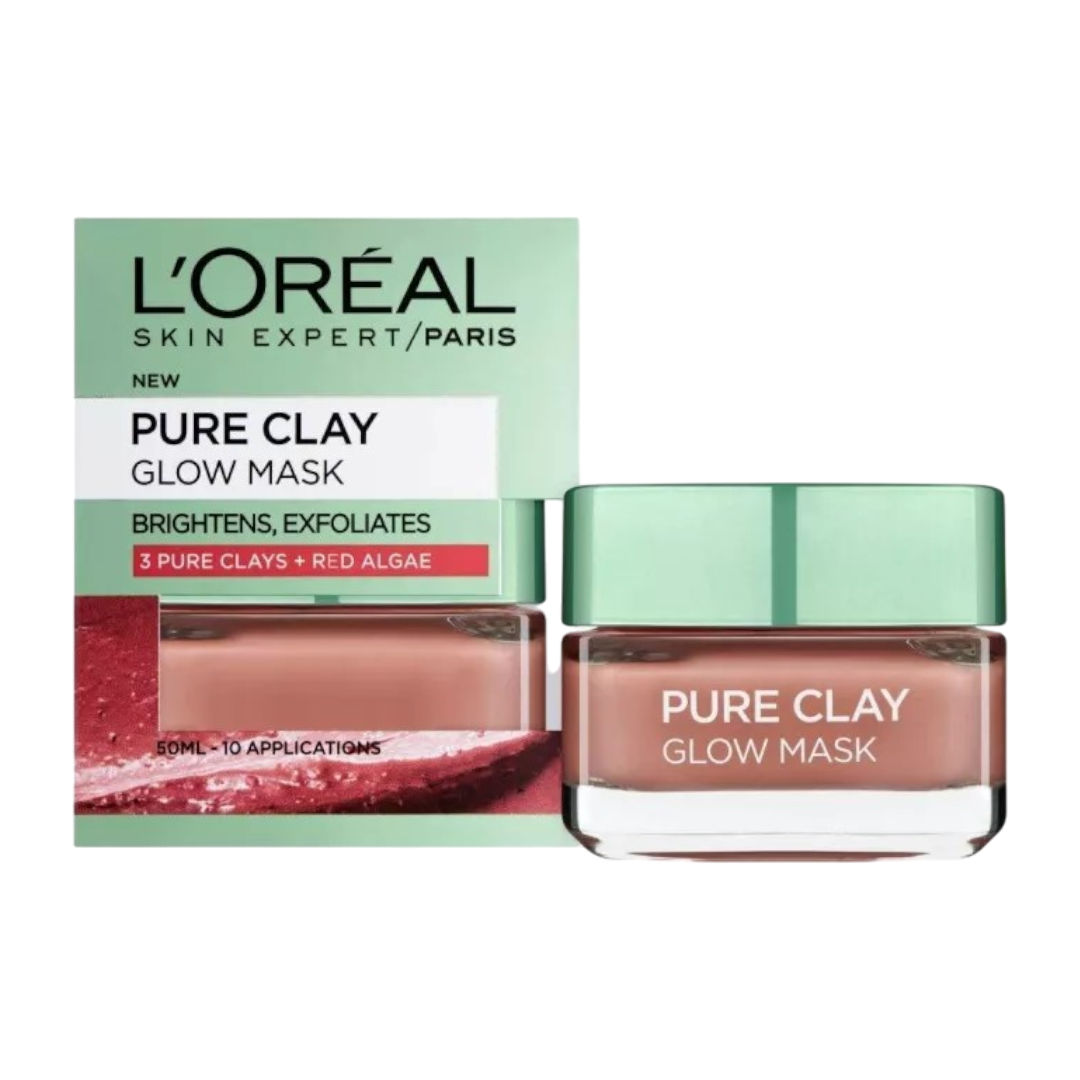 L'oreal Paris Pure Clay Face Mask Red Algae - 50ml