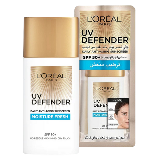 L’Oreal UV Defender Moist & Fresh SPF 50+ - 50ml