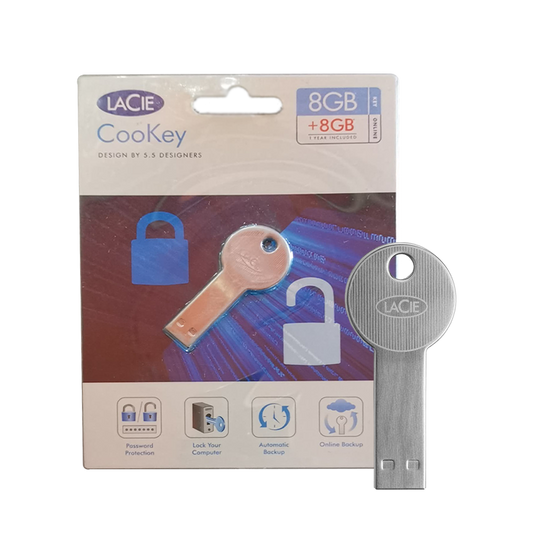 LaCie CooKey 8GB USB 2.0 Flash Drive