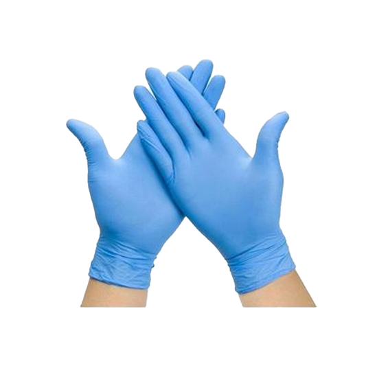 Latex Disposable Powdered Gloves - 10 Pcs