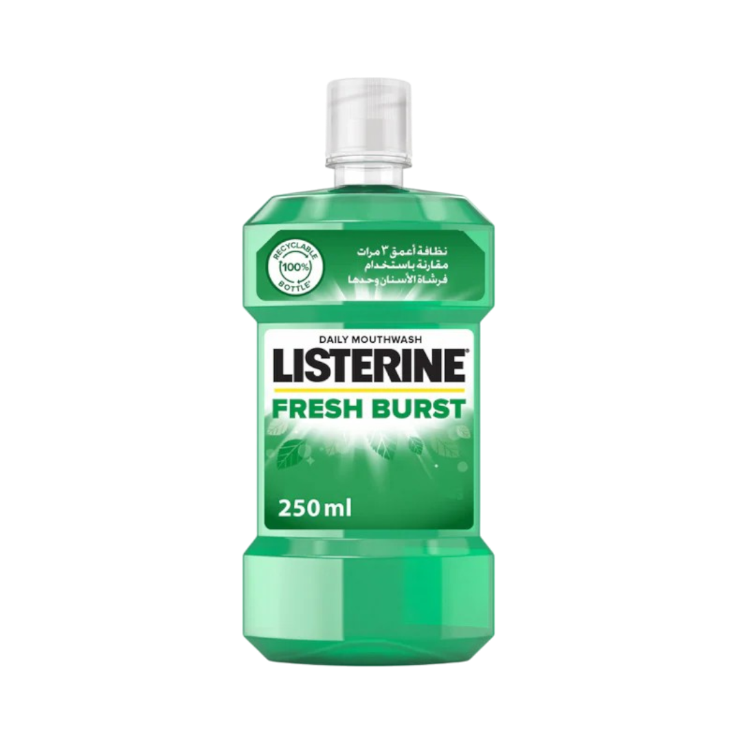 Listerine Fresh Burst Antiseptic Mouthwash - 250ml