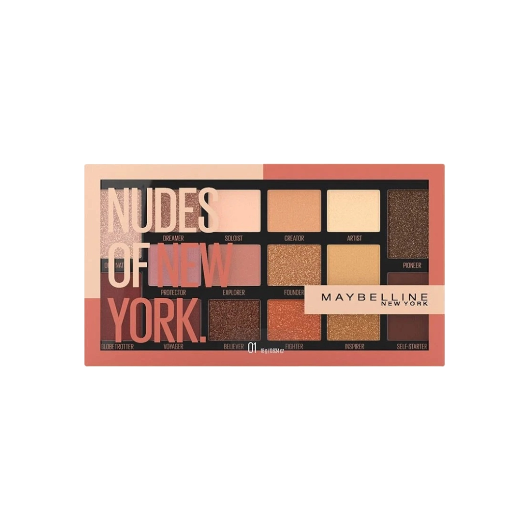 Maybelline Eyeshadow Palette Nudes of New York   – 16 Shades