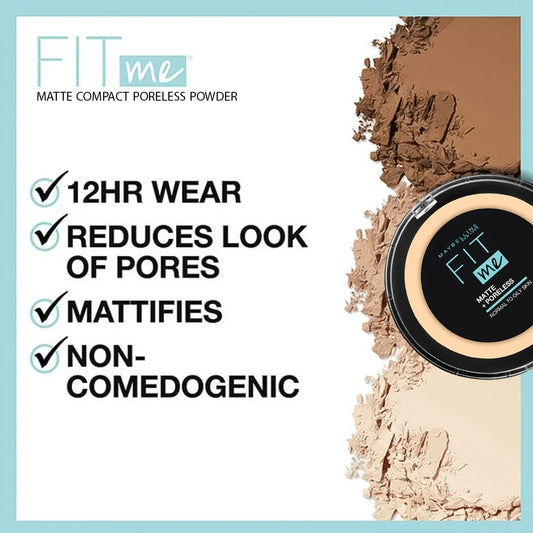 Maybelline Face Powder Fit Me Matte - 12h Wear