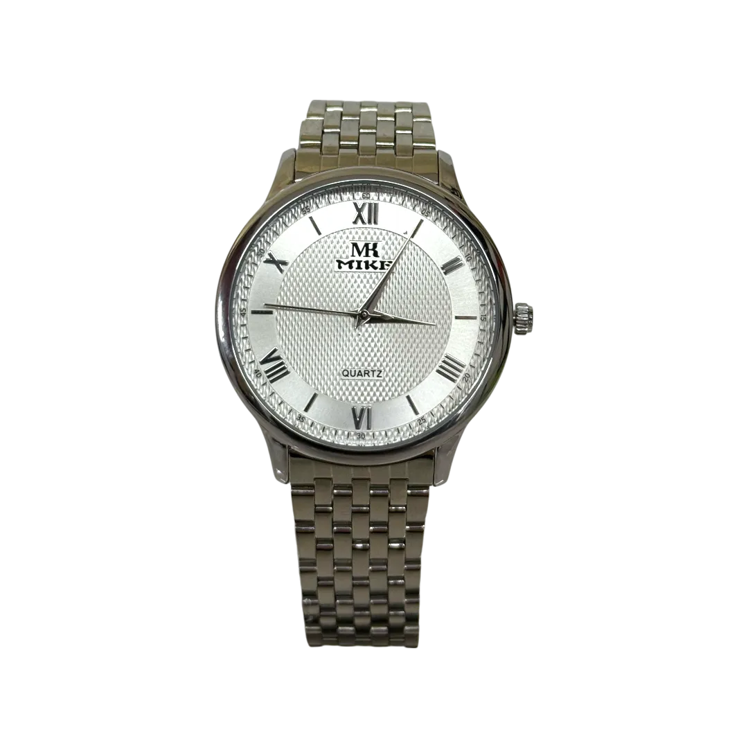Mike Chic Watch For Men - Silver – MENKELCHI