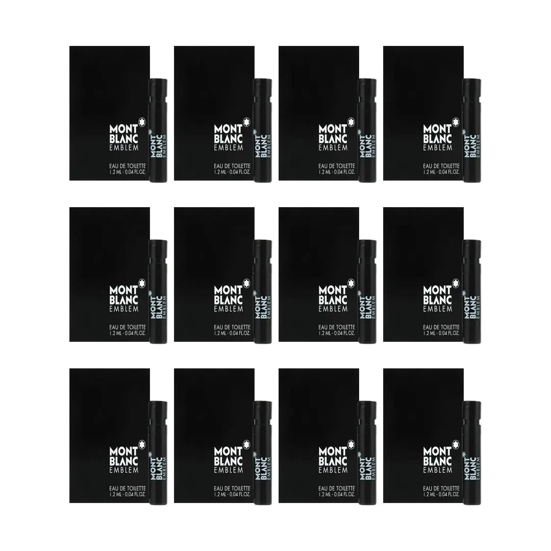 Mont Blanc Emblem Eau De Toilette Pour Homme 1.2ml Pack - 12 Pcs