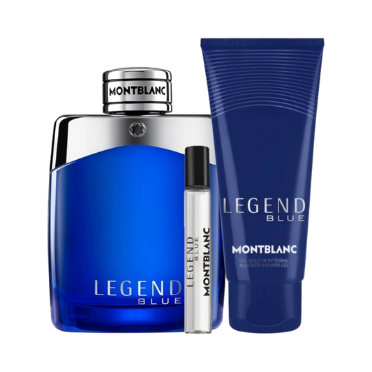 Mont Blanc Legend Blue Gift Set For Him - 3 Pcs