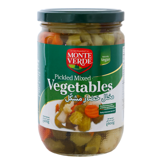 Monte Verde Pickled Mixed Vegetables Jar - 600g