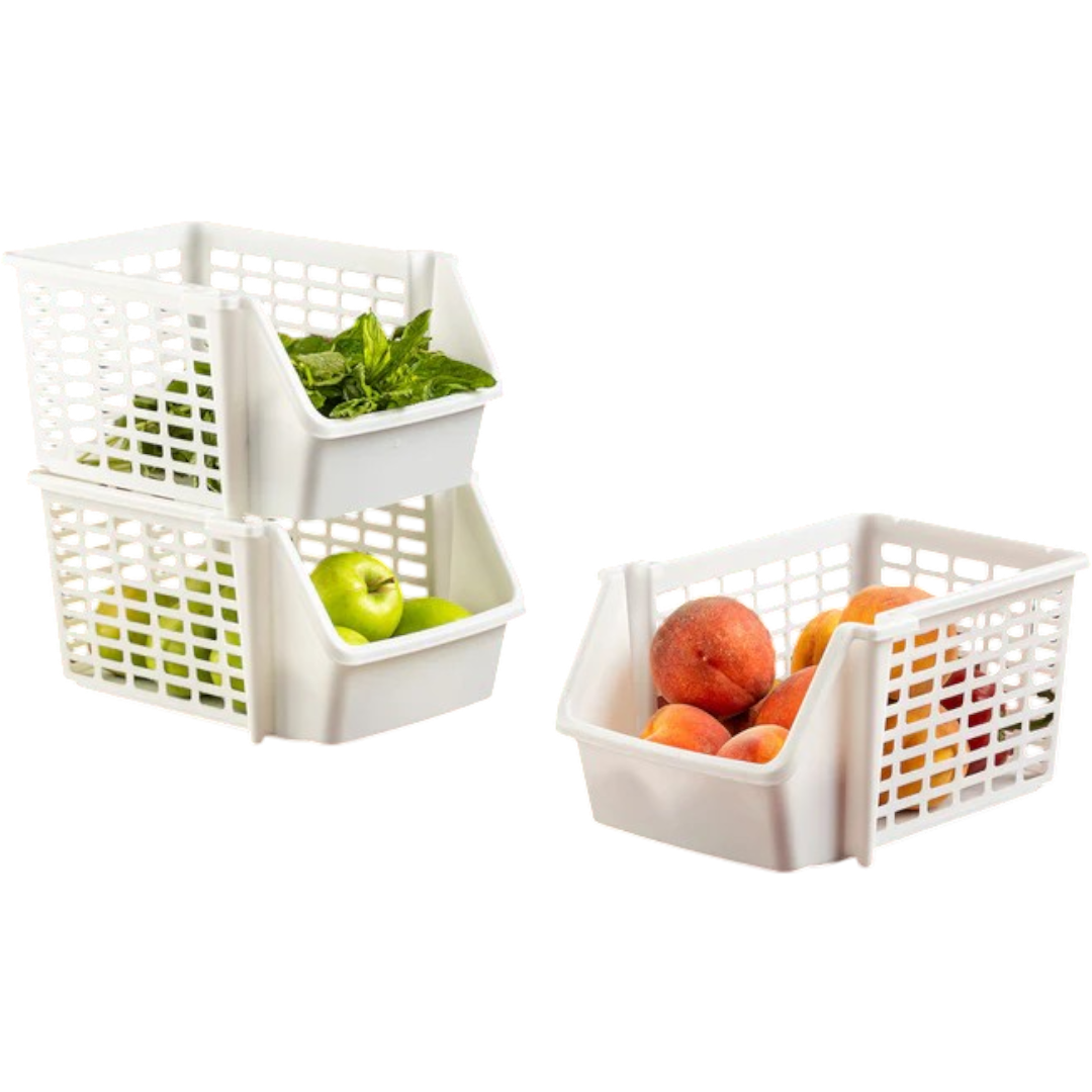 Multi Purpose Stackable Basket - 28x21x15cm